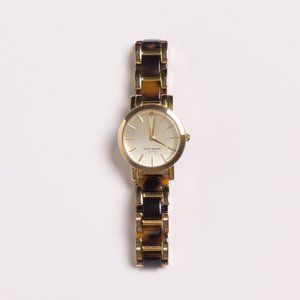 Kate Spade Watch Two Tone Tortoise Gramercy Mini
